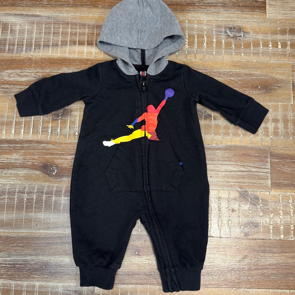 Baby‎ Nike Air Jordan Hooded Romper One Piece Bodysuit